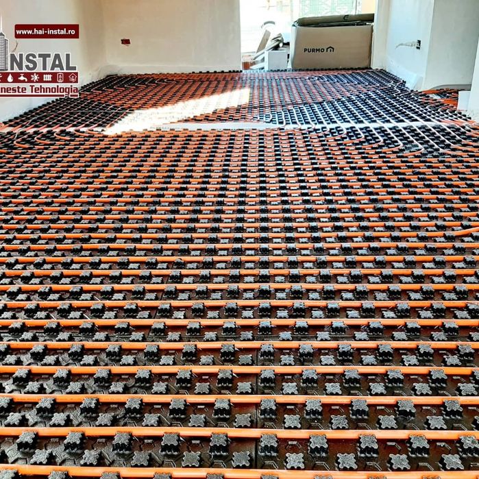 Incalzire in pardoseala sistem complet materiale si manopera instalare