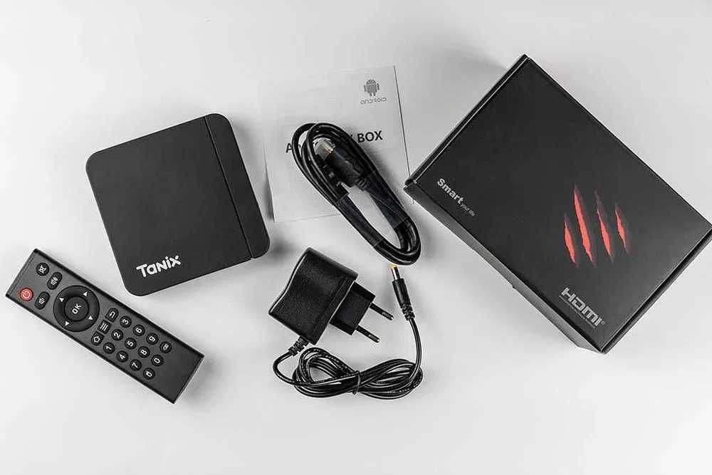 Промо! TV Box Tanix W2 Smart TV - Android 11,  4GB/32GB, Dual Wifi, 4K
