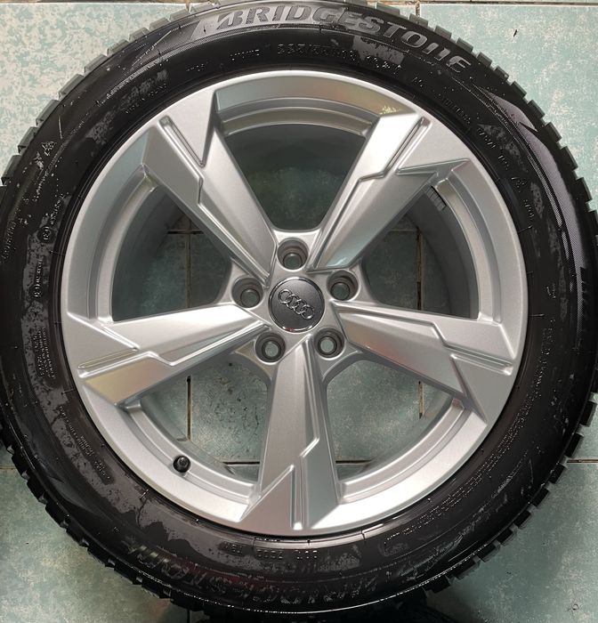 Jante aliaj R18 originale AUDI A6 C8 225/55/18 iarna Bridgestone 2024
