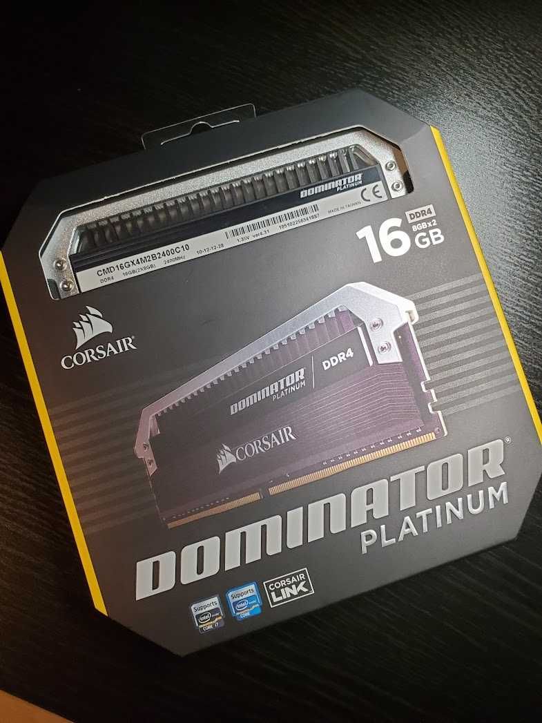 Оперативная память DDR4 Corsair DOMINATOR Platinum 16gb (2 x 8gb) C10