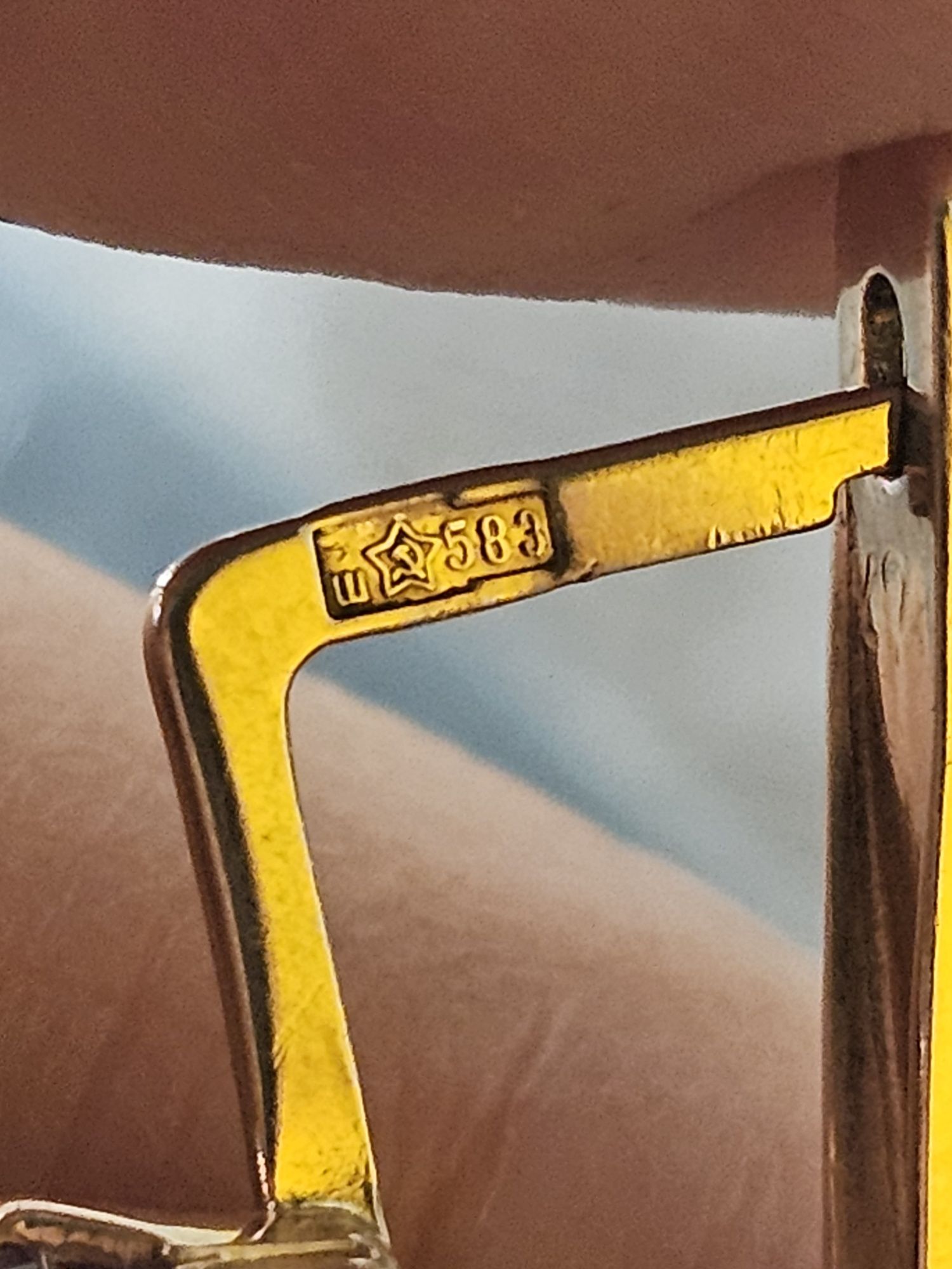 Советские серьги 583СССР