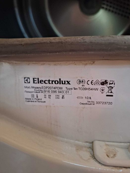 Uscator Rufe Electrolux pentru piese!!Eroare EH0!!