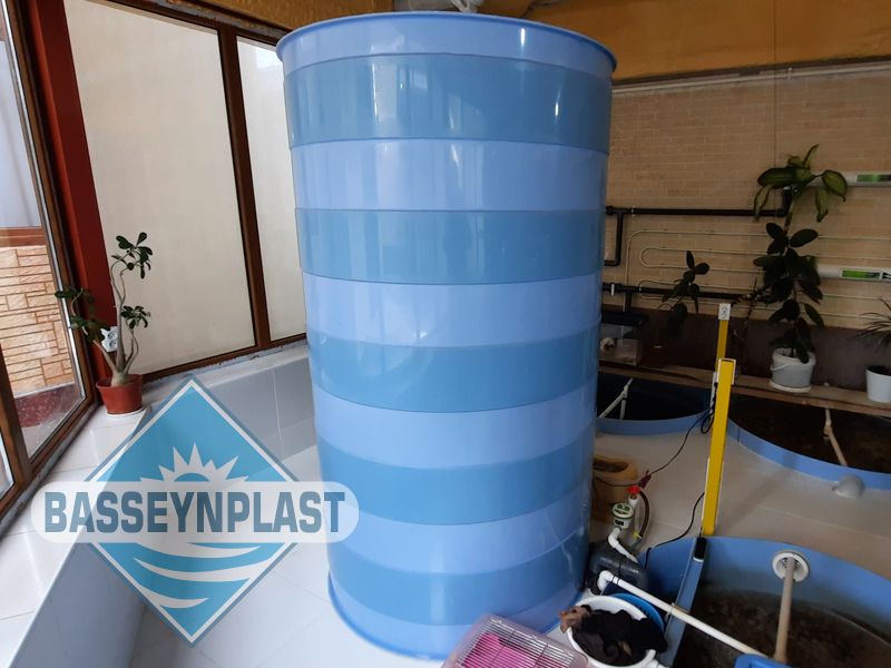 Эко-емкость пластиковая для воды 2 000л. из полипропилена, бочка воды