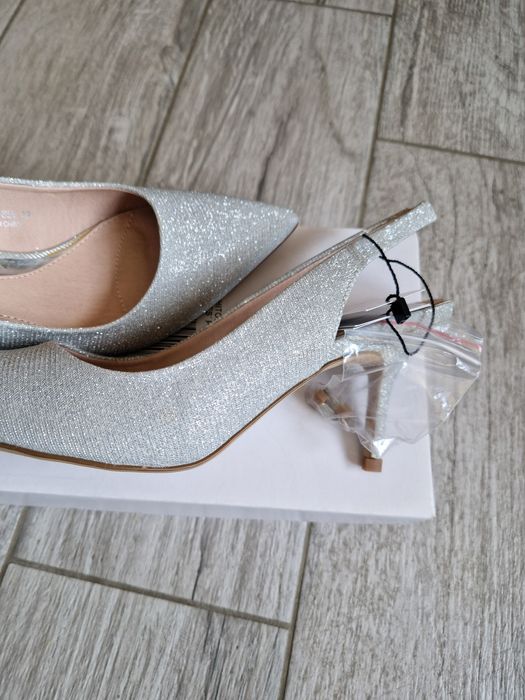 Pantofi Mohito, argintii 39