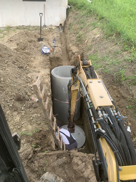 Montăm fose septice durabile, drenaj, canalizare, apă, gaz!