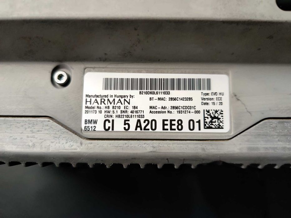 Navigatie BMW NBT EVO B210 GPS 4GB pt BMW F20 F30 F15 F16 F25 G30 G11