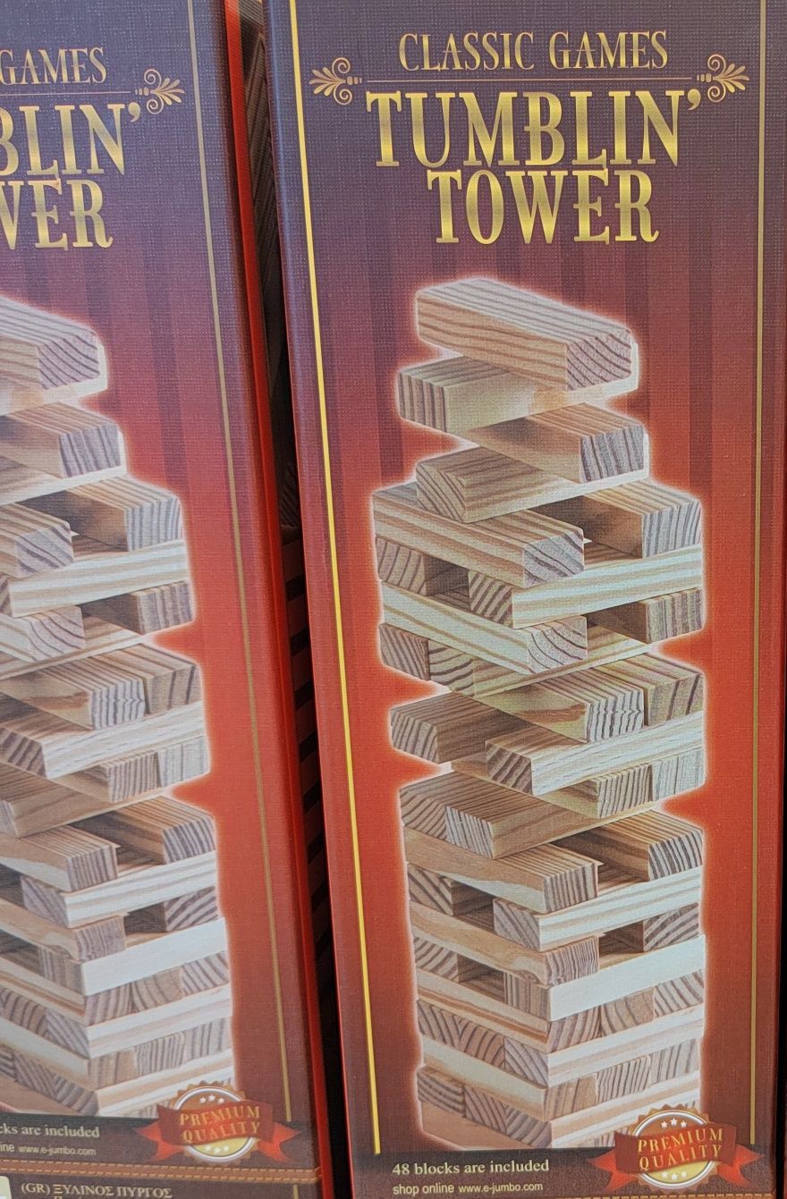 Jenga Настолна игра дженга кула от дървени блокчета