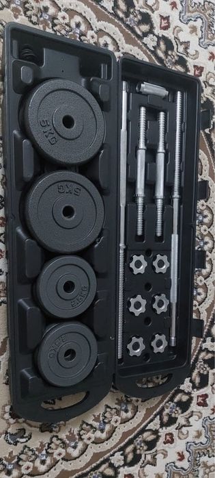 Штанга, гантели, 50+ кг