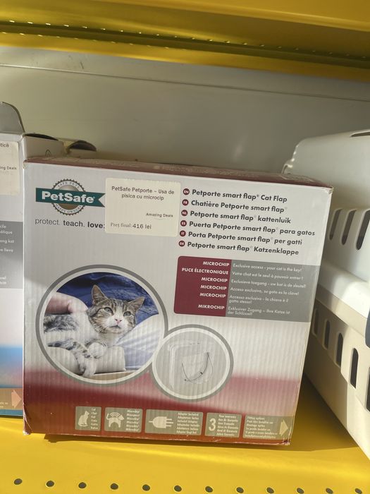 Usa pentru Pisica cu Microcip PetSafe PetPorte