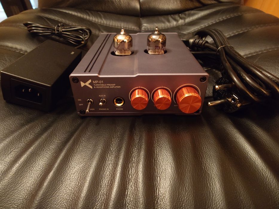 xDuoo MP-01 - Hi-Fi лампов грамофонен предусилвател и слушалков усилв.