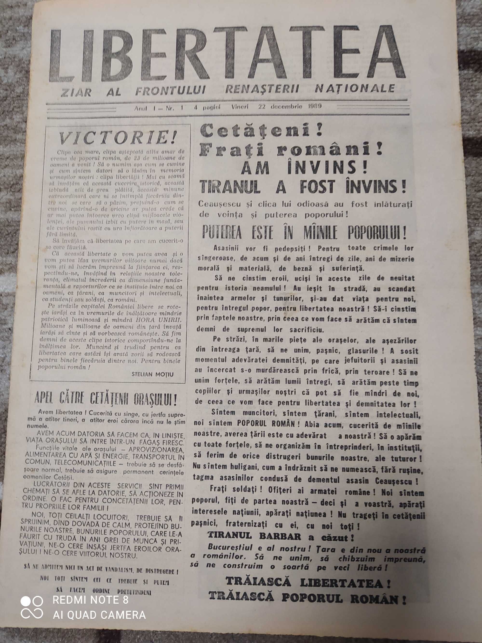 Vând ziare , stare bună , lot sau separat , cu predare in București