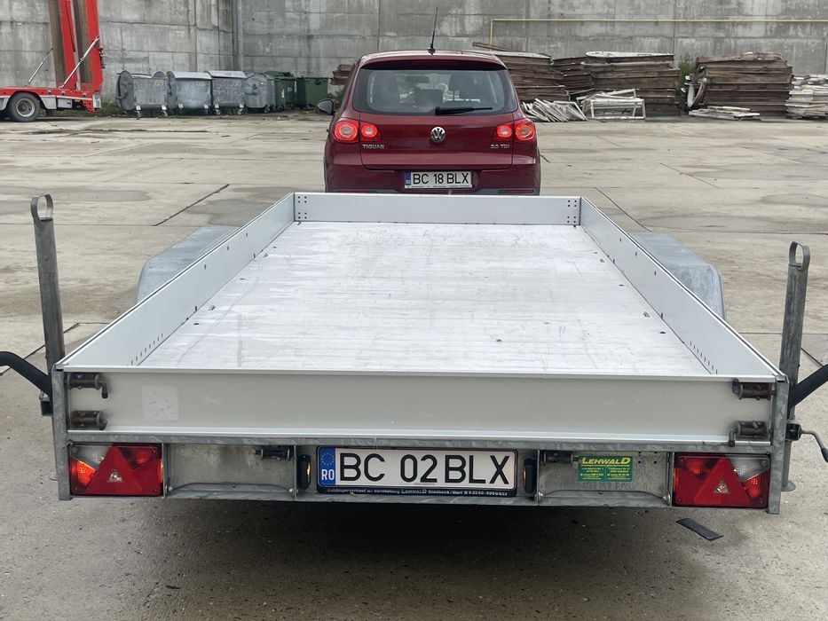 Remorca Anssems 2000 kg full aluminiu Permis doar categoria B