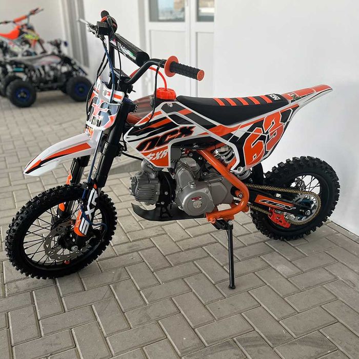 Motocicleta cross 125cc NCX CRX 4T benzina 14/12" portocaliu