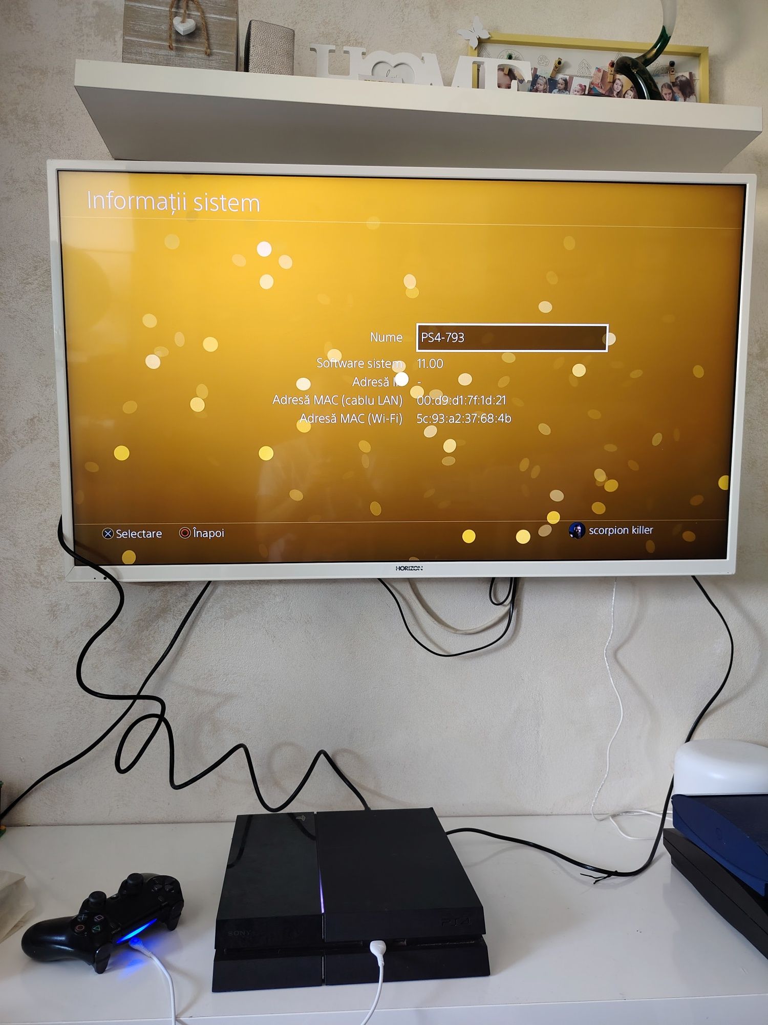 Consola PS4 500GB 10 Jocuri Controller V2 Original Sony