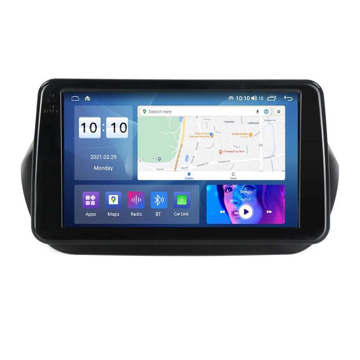Navigatie Fiat Kubo Citroen Nemo Peugeot Bipper 2008-2017 2GB 4GB 8GB