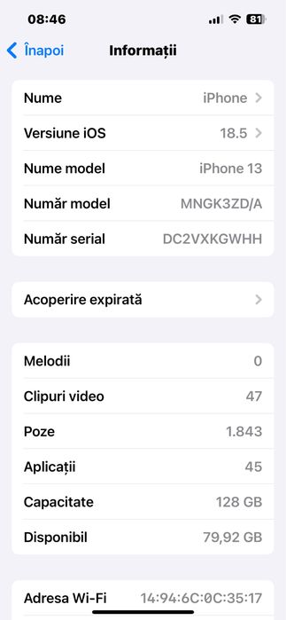 De vanzare iphone 13