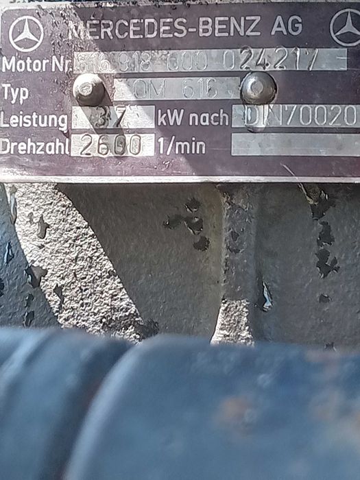 Motor complet Mercedes 50 cp.