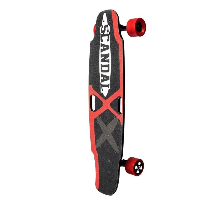 Skateboard electric cu 2 motoare, cu încărcător și telecomanda