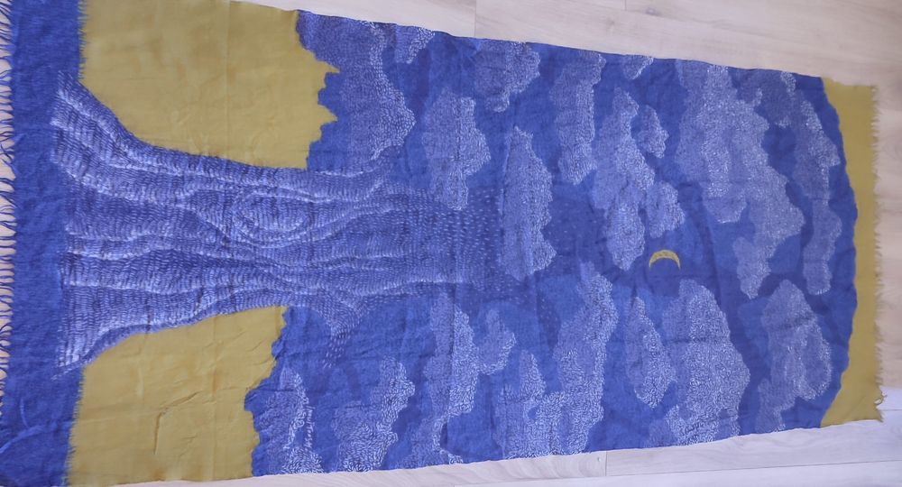 Дизайнерски голям шал Inouitoosh 100%Merino