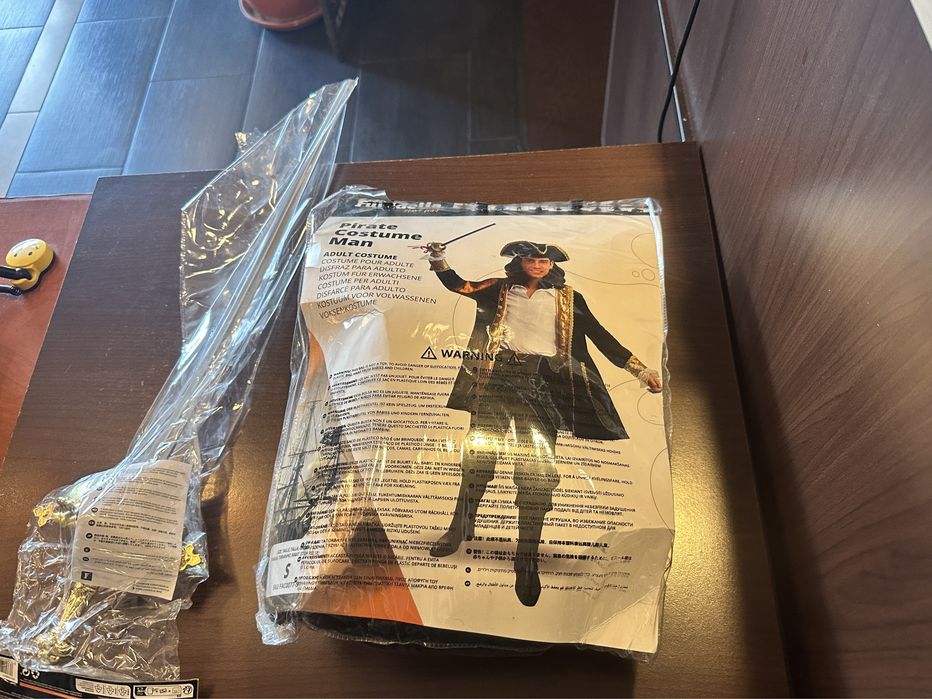 Costum de pirat Deluxe pentru bărbati - Colectie Colonial