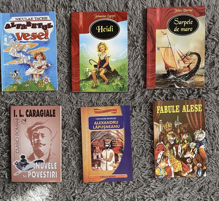 Vand lot carti peste 20bucati basme/poezii/povesti/balade/etc
