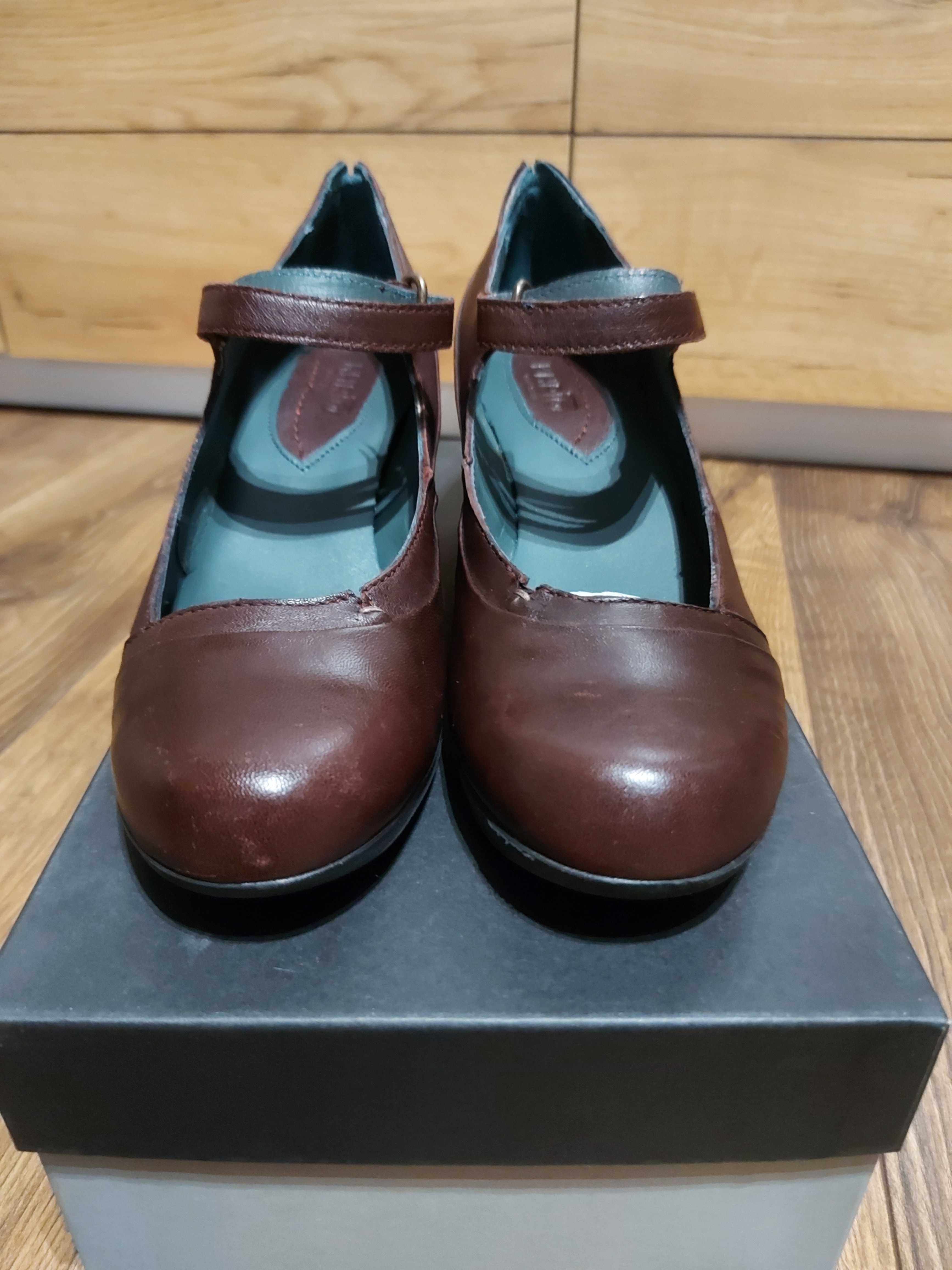 Pantofi KHRIO dama NOI, piele naturala ,nr.39 ,bordo