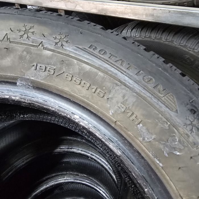 2x 195/65/15 M+S DUNLOP Stare excelentă