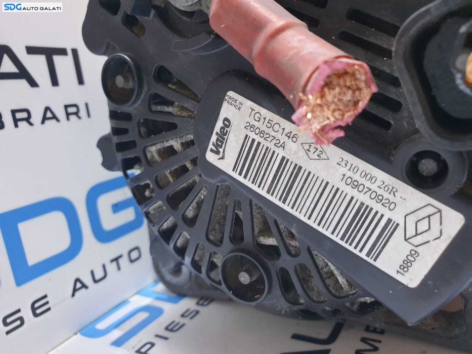 Alternator Valeo Renault Megane 3 1.5 DCI 2008 - 2015 Cod TG15C146