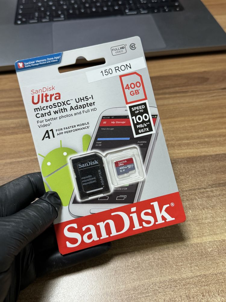 Card SanDisk Ultra / 400 Gb / Nou - Sigilat |