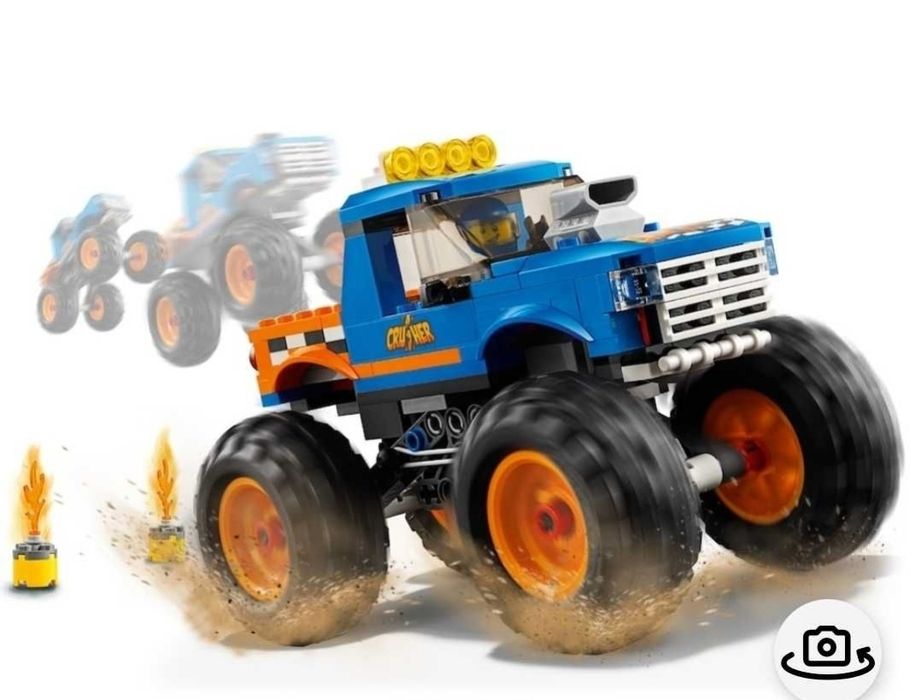 LEGO Camion gigant 60180 Lego City Great Vehicles cu carte