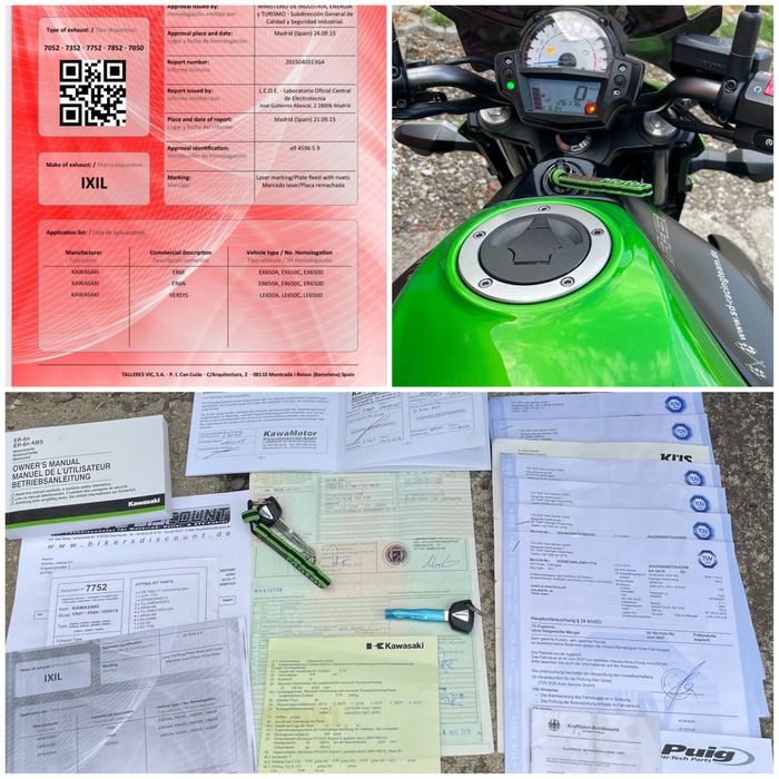 Kawasaki ER6n ABS + KIT A2 2015