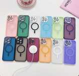 Iphone 11/12/13/14/15/16 PRO MAX PLUS Husa Magsafe Spate Mate Folie An