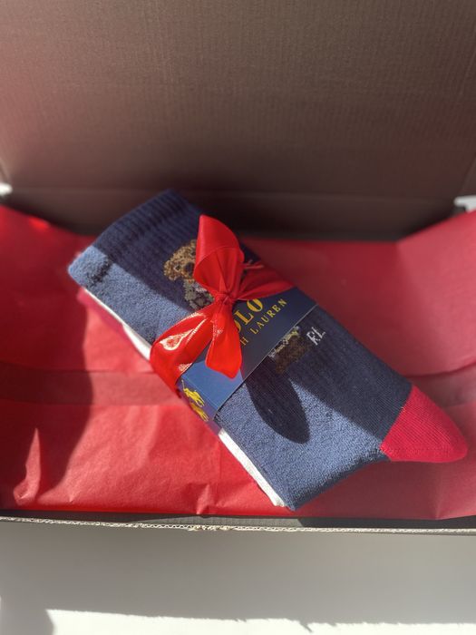 Подаръчен комплект чорапи с мечета Polo RL