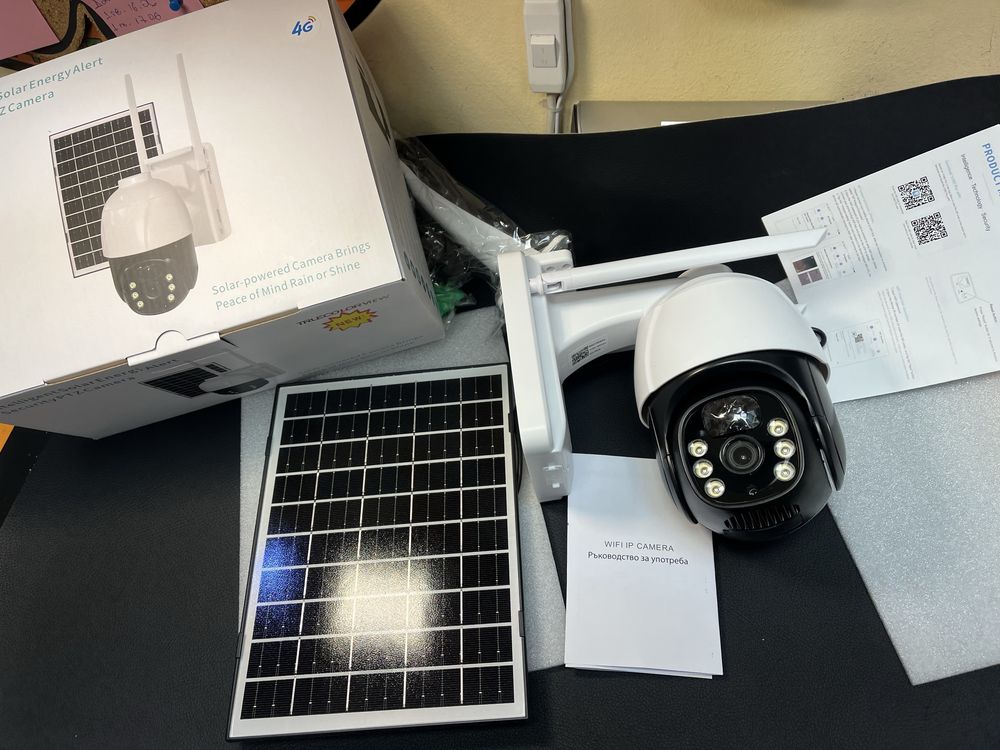 Соларна 10 mpx 4G Сим карта безжична камера kamera sim camera