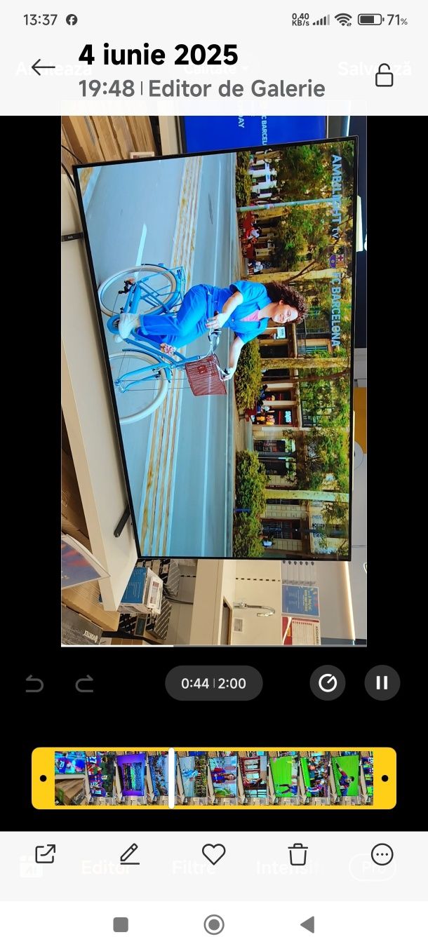 Schimb cu S25-telefon,nou Tv SAMSUNG 140cm QLED 8K nou Smart
