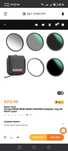 Set 5 filtre - GND8, ND8, ND64, ND1000, MRC - Magnetic filter