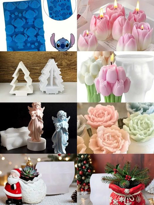 Силиконови молдове различни видове за Свети Валентин, 8 март, Великден