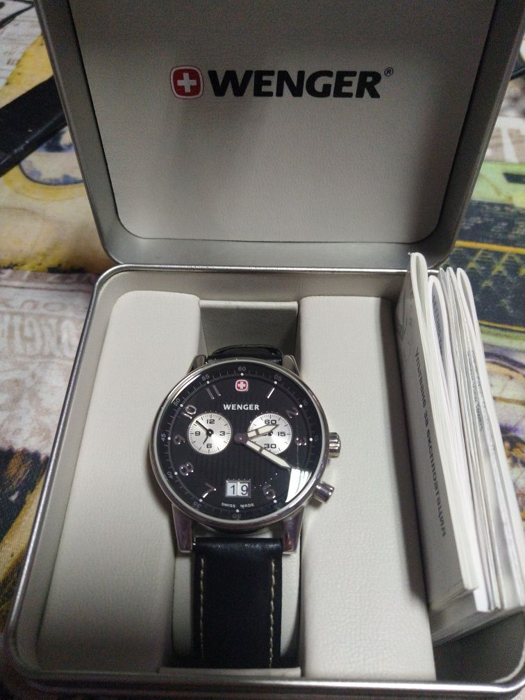 Мъжки ръчен швейцарски часовник Wenger
