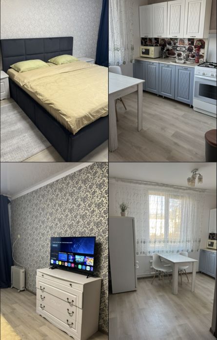 Сдается  посуточно, по часам в 4м мкр-не.