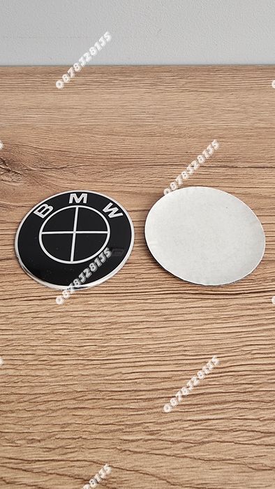 Задна емблема за BMW Е46 комби тип Люспа чисто черна