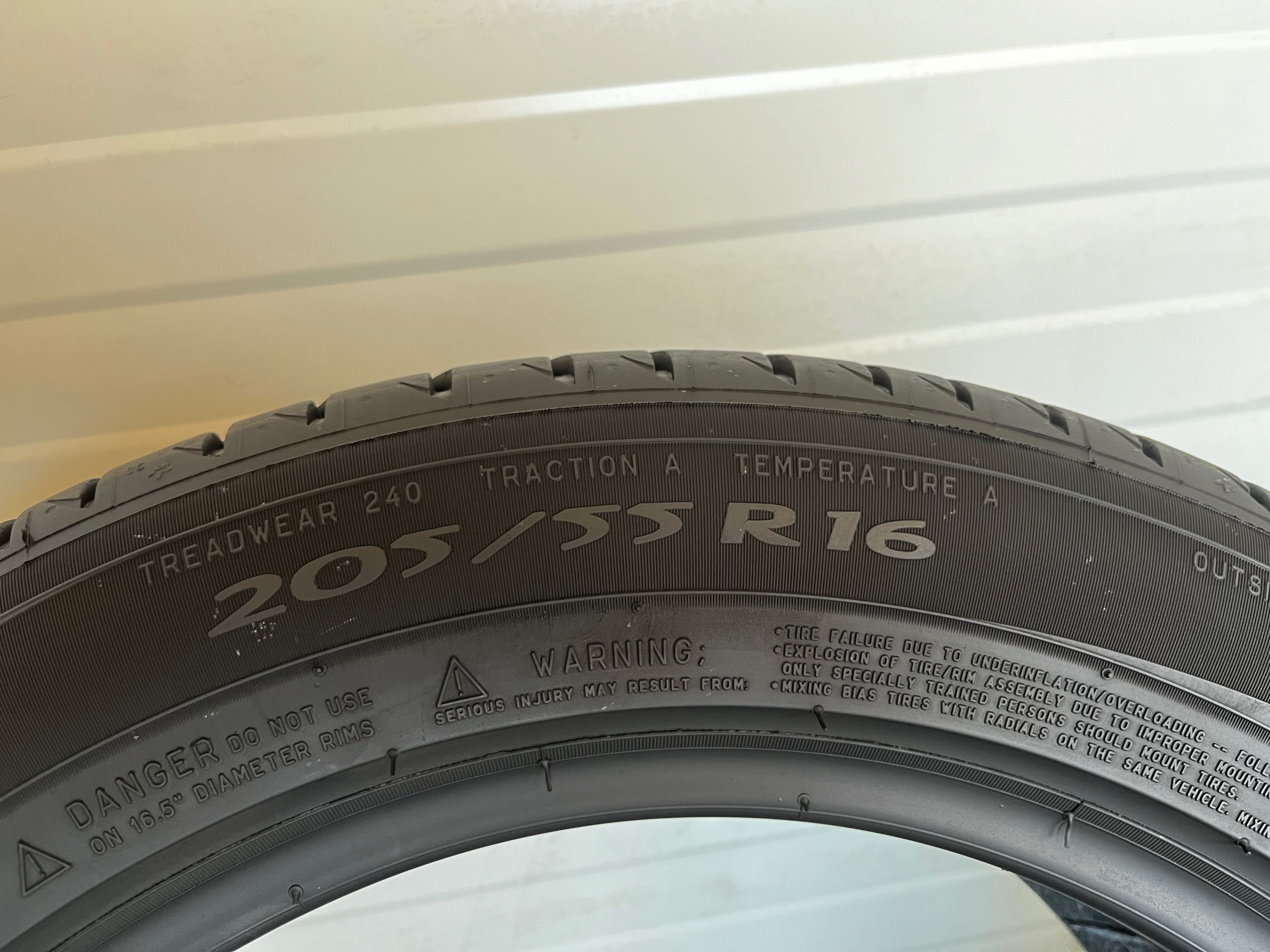 4бр летни гуми 205/55/16/Michelin Primacy 3/dot1917г/6.4мм Грайпфер