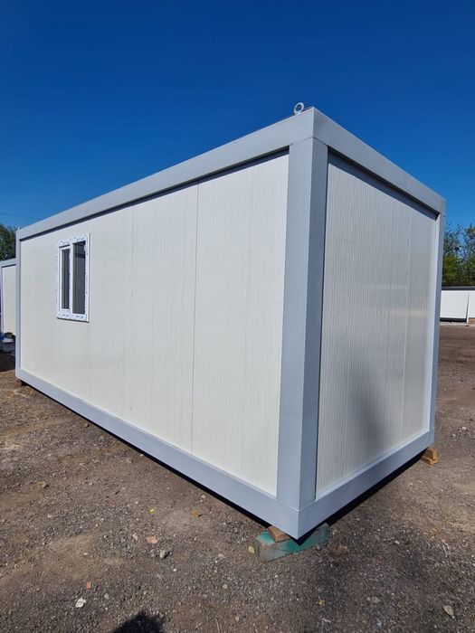 Vand containere duplex, cu vitrina riflaje de lemn, gri antracit