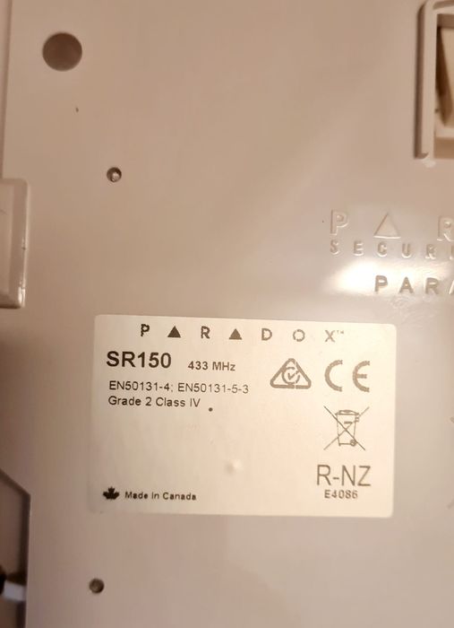 Sirena wireless de exterior Paradox SR150