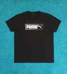 Tricou Puma Black White  Logo