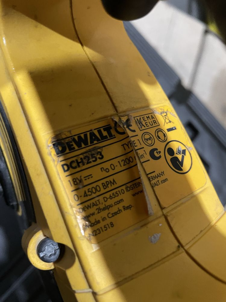 Dewalt DCH253 девалт ДЦХ253