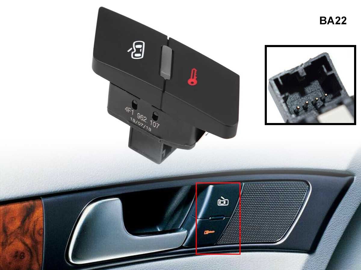 Buton închidere centralizată comutator Incuiere Audi A6 C6