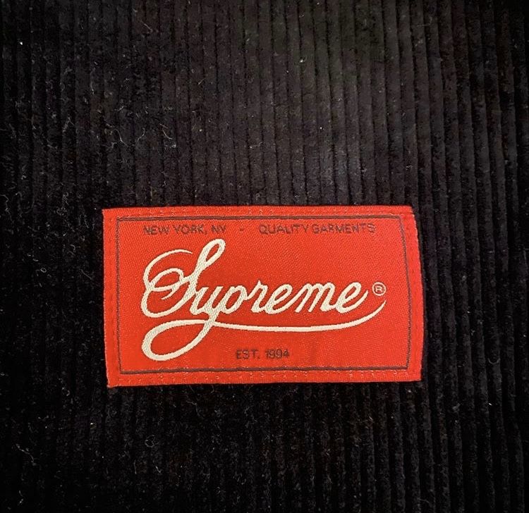 Supreme corduroy jersey