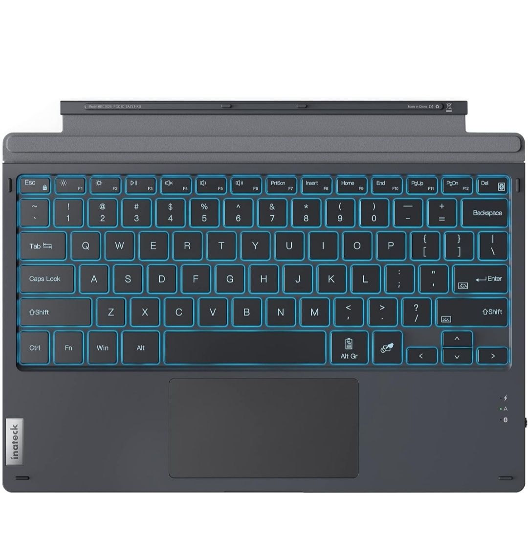 Surface Pro inteck type cover клавиатура Bluetooth  для Pro 4-7+ 8,9,X