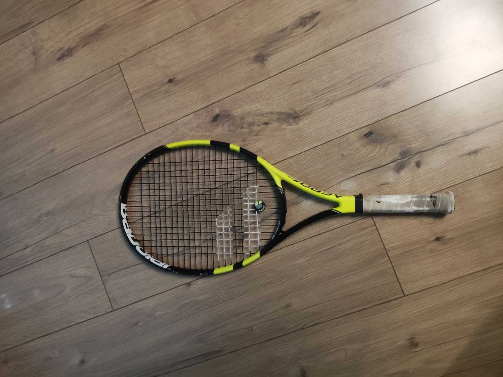 Tенис ракета Babolat Pure Aero Junior 25 сиво-жълта