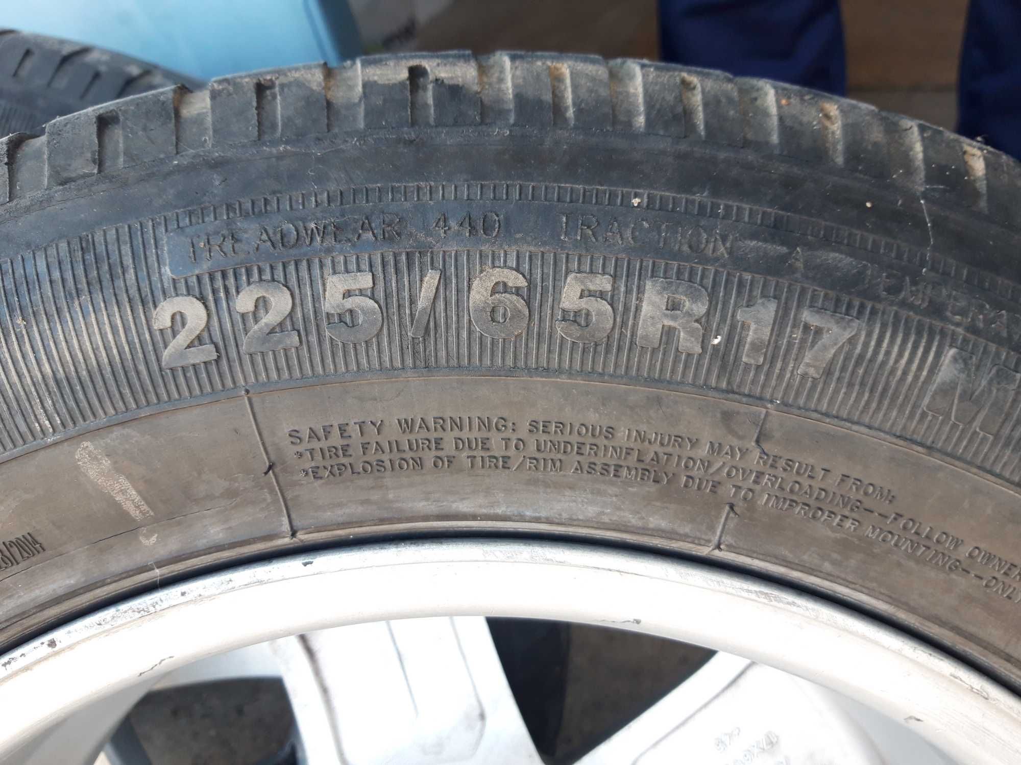 4 бр. 17 цолови джанти SUZUKI 17x6 ½ J    с гуми ECOVISION 225/65R17